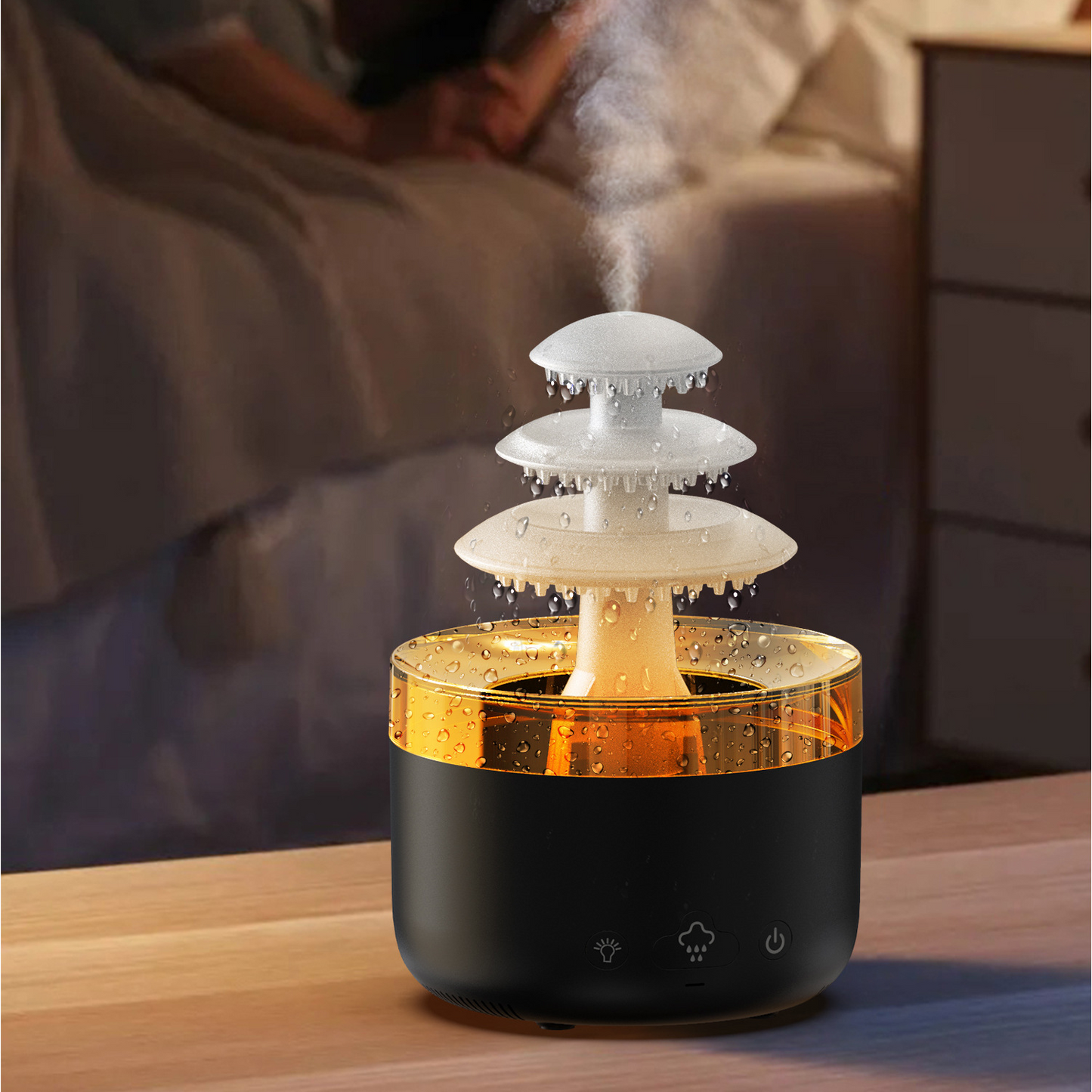MistoAir™New Cloud Rain Air Humidifier Essential Oil Aromatherapy Diffuser